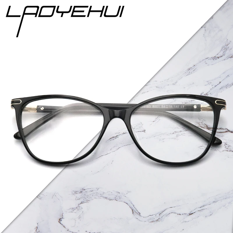 

2020 Acetate fake glasses Frame Men Ultralight Women New cat eye Prescription Eyeglasses Fashion Optical Frame Eyewear vintage