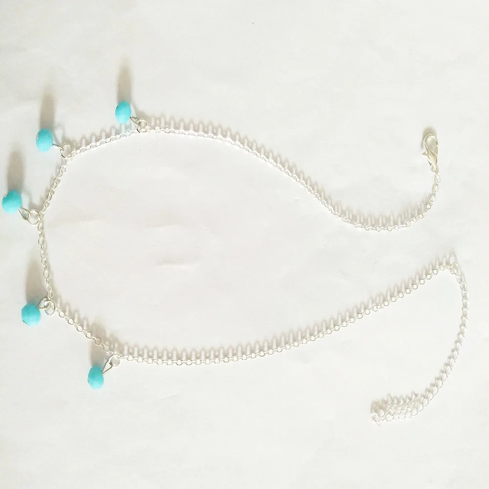 2020 модное ожерелье богемные ювелирные изделия с синим кристаллом прямые продажи