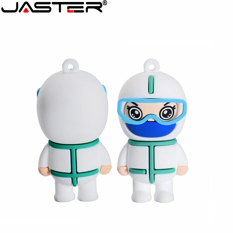 Новый мультяшный USB флеш-накопитель JASTER 4 ГБ 8 16 32 64 128 белый ангел диск 2 0 U