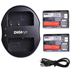 Внешний аккумулятор на 1800 мАч и зарядное устройство с двумя USB-портами для Canon EOS 50D 40D 30D 20D 10D 5D 300D PowerShot G6 G5 G3