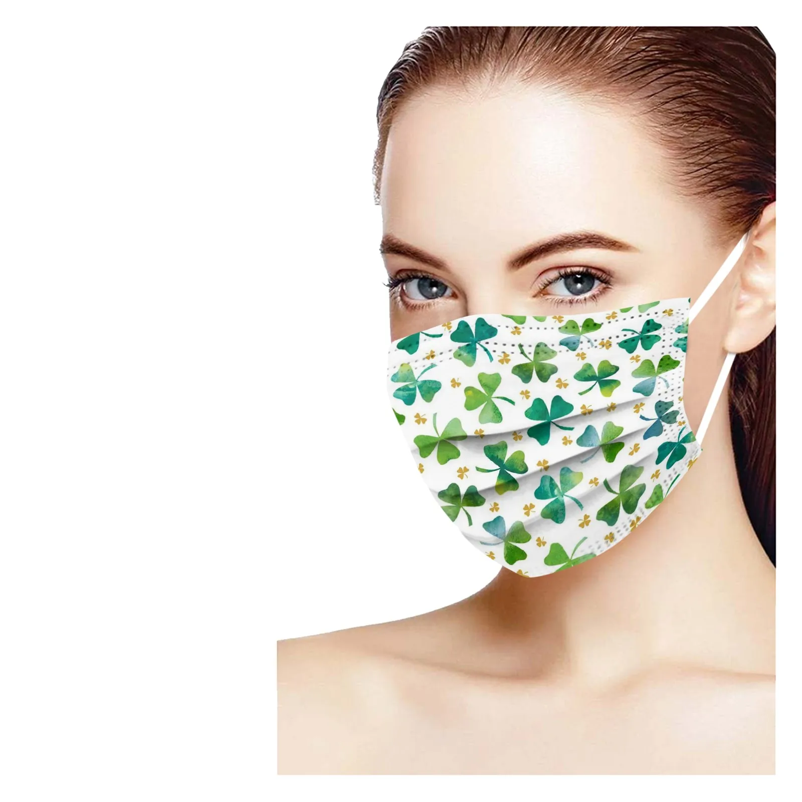 

10PCAdult's mask Disposable Face Mask Industrial 3-Layer Face Masks fashion mouth covering mask for mouth Headband