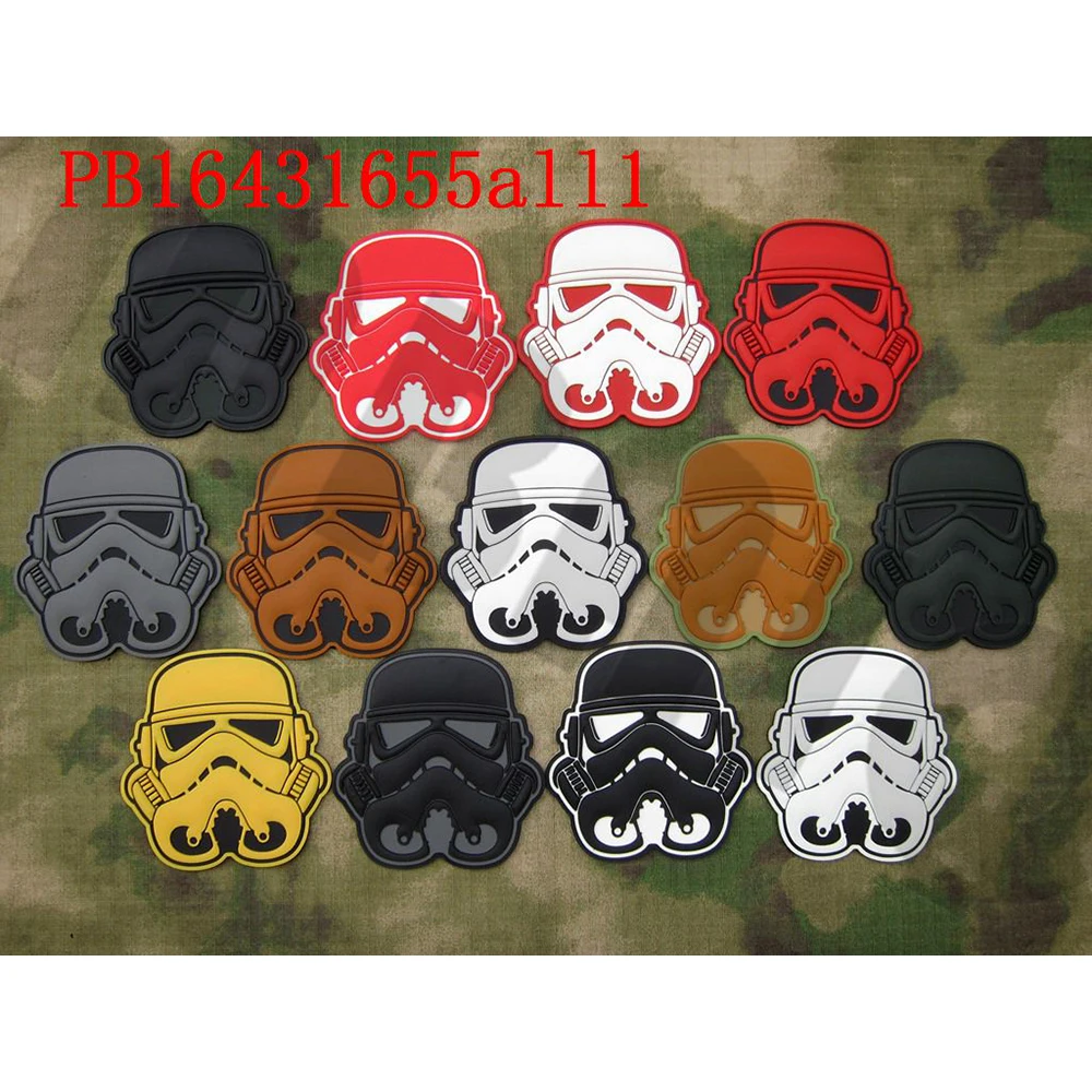 3D ПВХ патч штормовой солдат|Заплатки| |