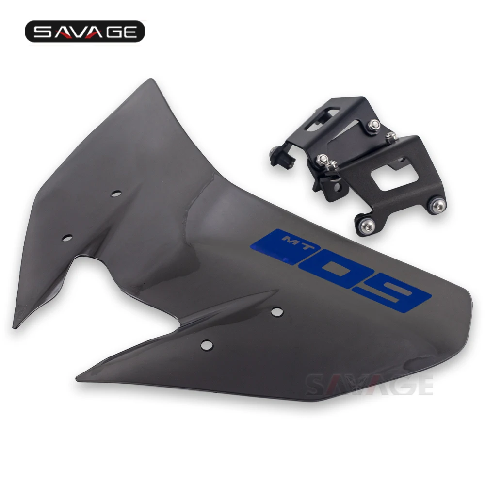 Windscreen For YAMAHA MT-09/SP FZ-09- 18 19 Windshield Pare-brise Motorcycle Wind Deflectors MT-09SP MT09 FZ09 MT FZ 09