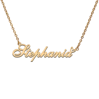 god with love heart personalized character necklace with name stephanie for best friend jewelry gift