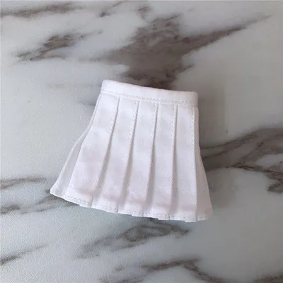 Pleated skirt Новые кукла 1/6 брюки blyth клетчатая рубашка ob24 сумка кукольный наряд(Fit blyth, ob24, pullip, azone, licca, ICY, кукла 1/6 - Цвет: Pleated skirt