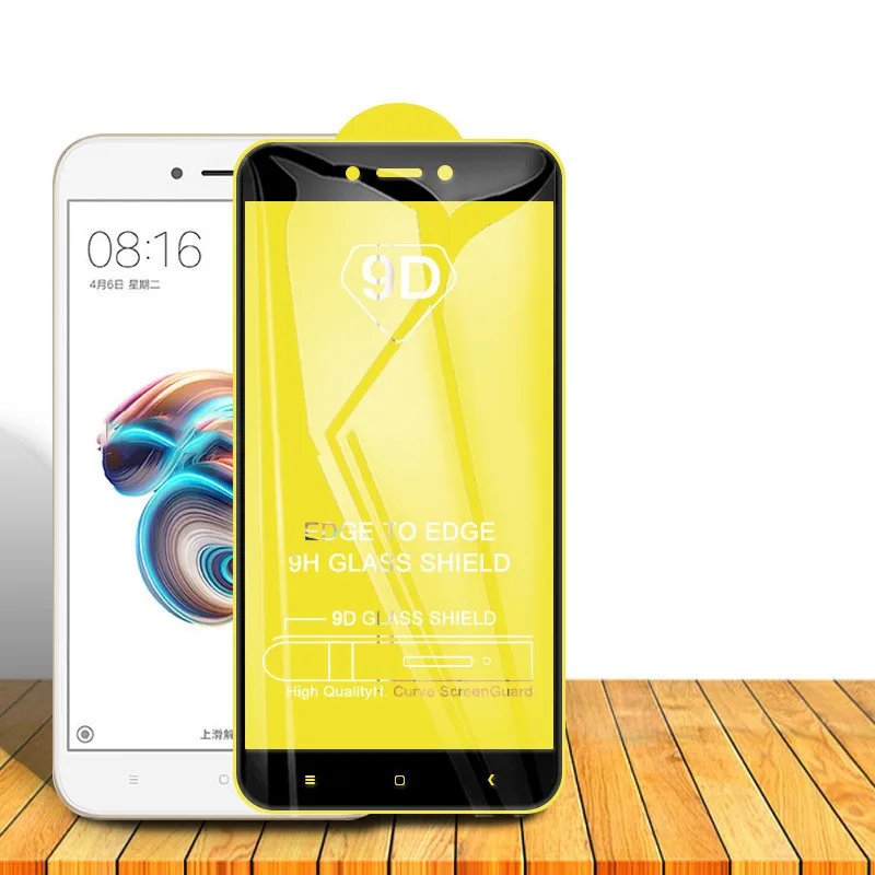 2Pcs 9D Glass for Xiaomi Redmi 5A Protective Glass on the for Xiomi Xiaomi Redmi 5A Redmi5A 5 A 5.0