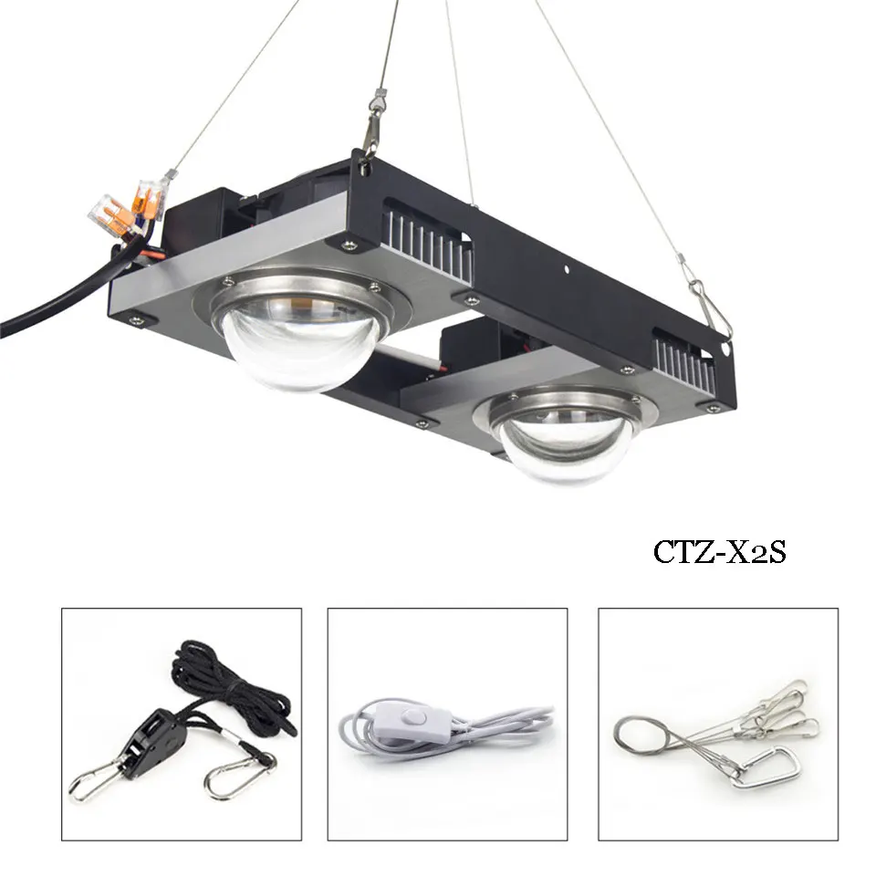 Citizen 1212 200W COB светодиодный свет для выращивания полного спектра 100 Вт 200 Вт Citizen& CXB3590 светодиодный светильник для выращивания растений домашняя игровая палатка теплицы гидропонный завод - Испускаемый цвет: Citizen 1212 200W