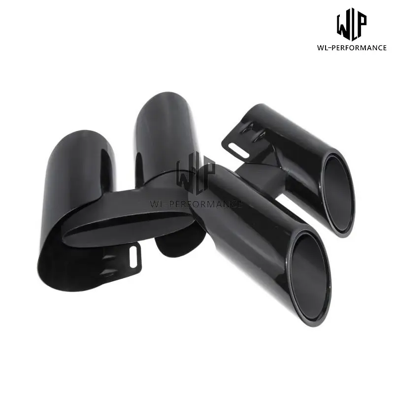 971 Stainless Steel Muffler Exhaust Pipes End Tips Exhaust tail throat For Porsche Panamera 970 4S Turbo GTS 17-18