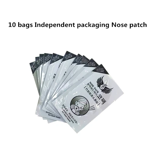 10 Pcs 10 шт./партия, уход за лицом для носа, травяная маска для удаления угрей, полоска пор для лица, минералы для чистки носа, черная головка - Цвет: 10 Pcs