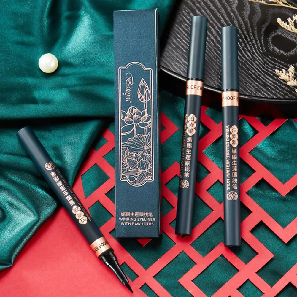 Безопасная Женская модная подводка для глаз 1 мл портативная не выцветает |