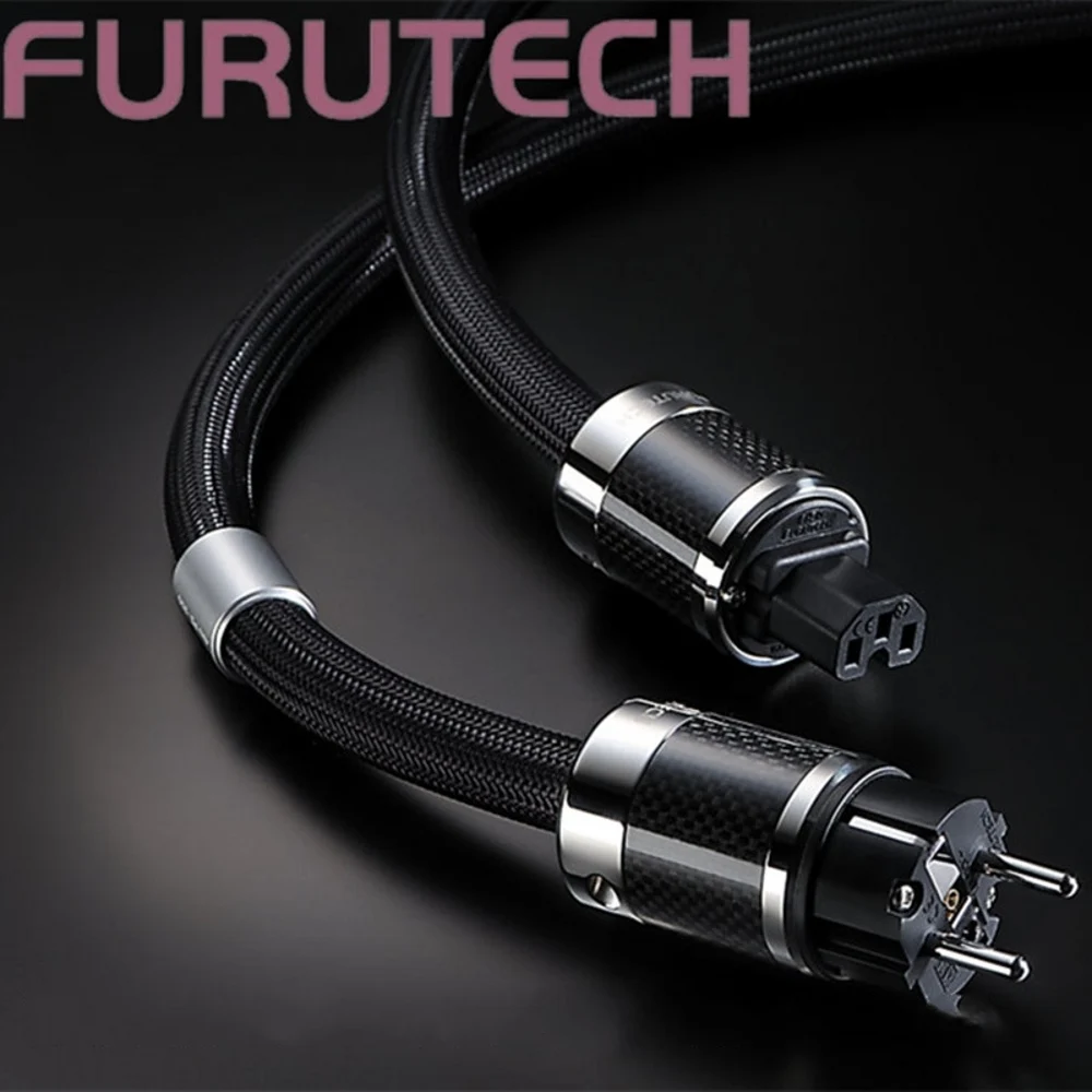 FURUTECH Alpha PS-950-18 Alpha-OCC Conductor Carbon Fiber Flagship Fever Upgrade Power Cord AC Power Cable Version