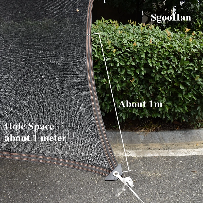 Черная 6 контактная Солнцезащитная сетка с защитой от УФ лучей для дома и сада
