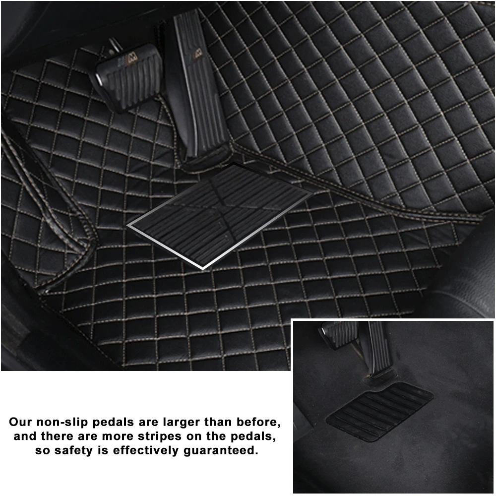 Кожаные автомобильные коврики подходят для модели автомобилей с правым рулем