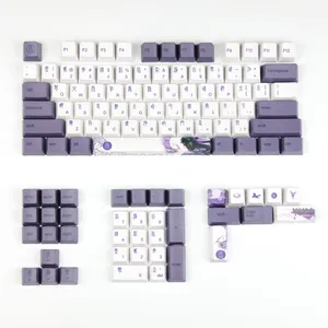 108 keys added ladder personality 6064 pbt keycaps oem profile 2u shift dye sublimated keycaps for 98 mechanical keyboard free global shipping