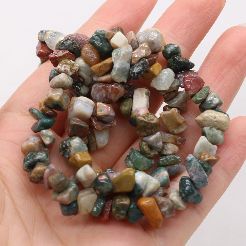 

High Quality Natural Semi-precious Stone India Agate Irregular Beads Variety of Stones for DIY Necklace Bracelet Jewelry Gift