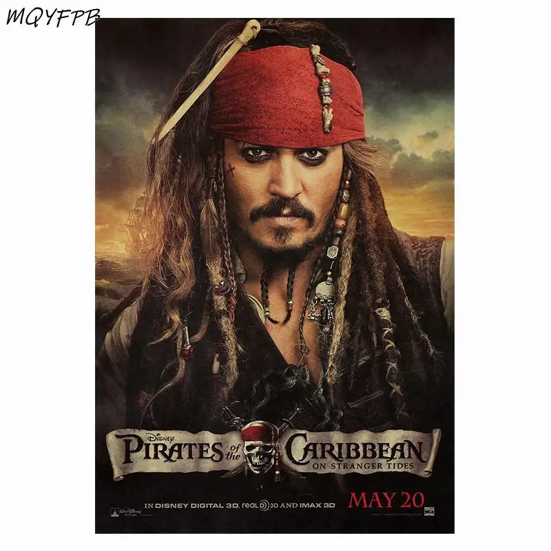 

Classic Movie Kraft Paper Poster Wall Sticker Home Decoration Painting 50.5x3cm