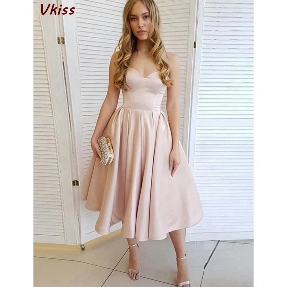 Розовые платья для 2021 короткие официальная Вечеринка платье коктейльные Vestidos De