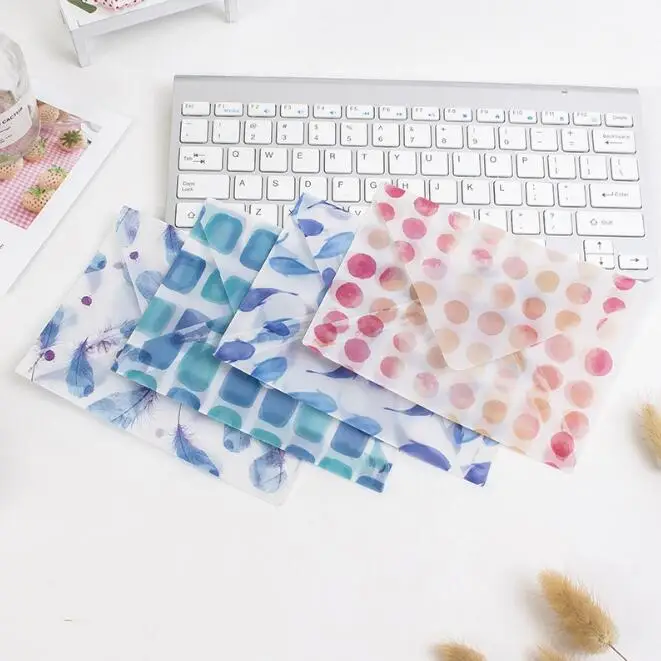 3 шт./упак. красивый цветок серная кислота бумажная открытка Подарочный конверт