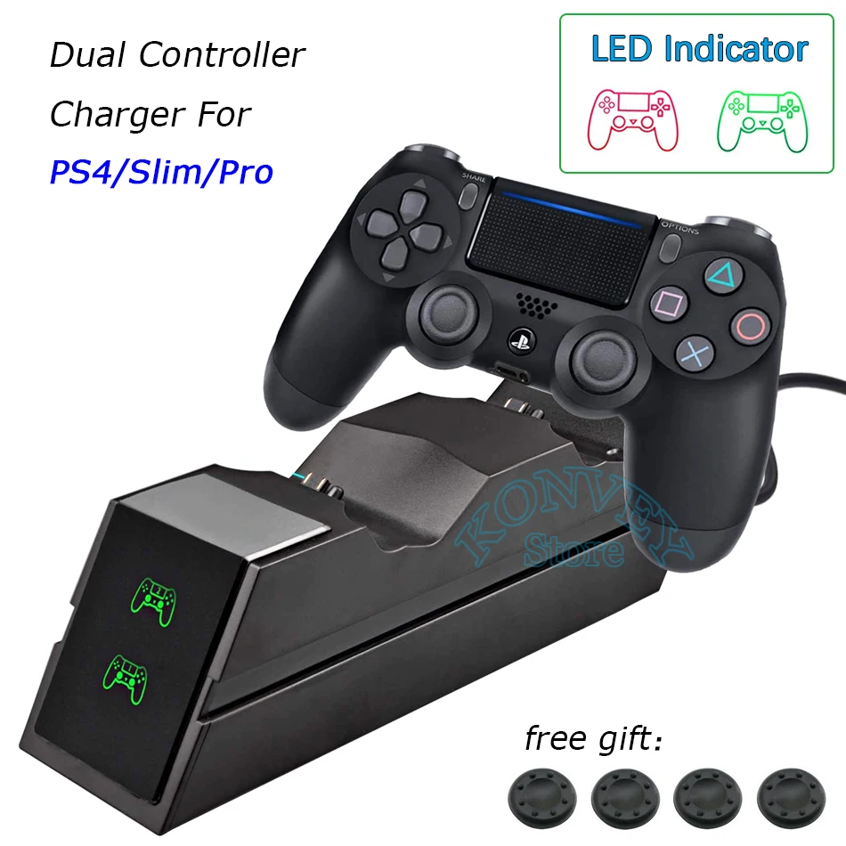 Wireless Controller Fast Charger Stand for Playstation 4 PS4/SLIM/PRO Dualshock PS 4 PRO Game Pad Joystick Charging Dock Station