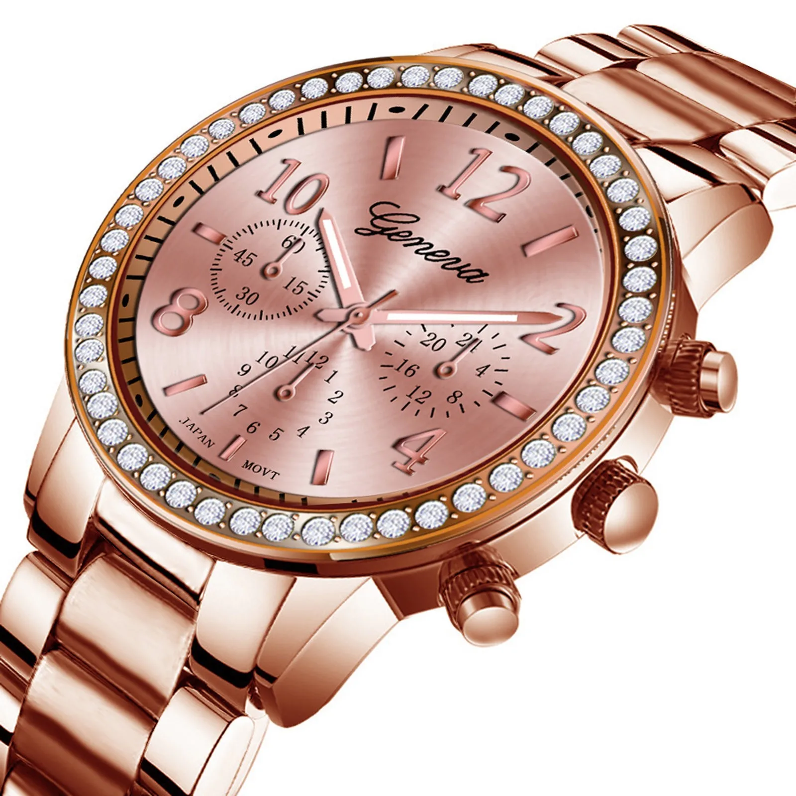 

Simpel Women Diamond Stainless steel Wristwatch Ladies Leisure Quartz Watch Female Alloy Luxury Watches relógio feminino 2021