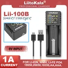 Зарядное устройство Liitokala Lii-202, 402, 100B, Lii-PD2, Lii-PD4, 18650, 1,2 в, 3,7 в, AAAAA, 3,2, 26650, 10440, для литиевых аккумуляторов для электронных сигарет