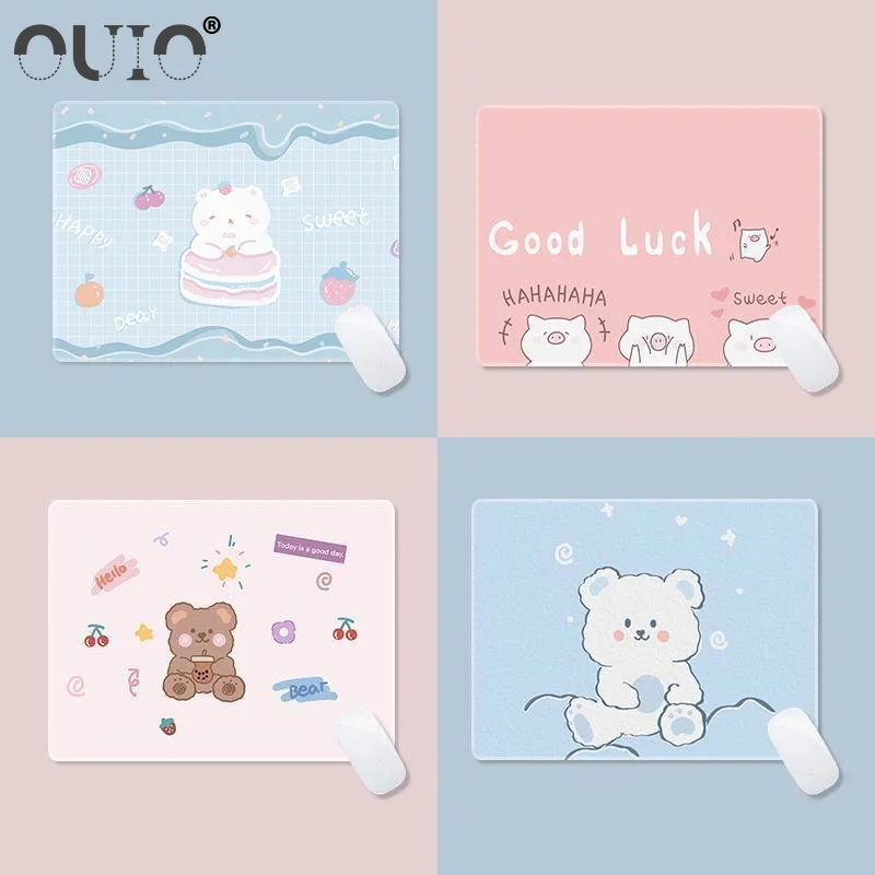 

Writing Desk Mats Cute Mouse Pad Laptop Mouse Mat Kawaii Mouse Pad Office Accessories Deskpad Mat for Mice Mouse 22x18cm