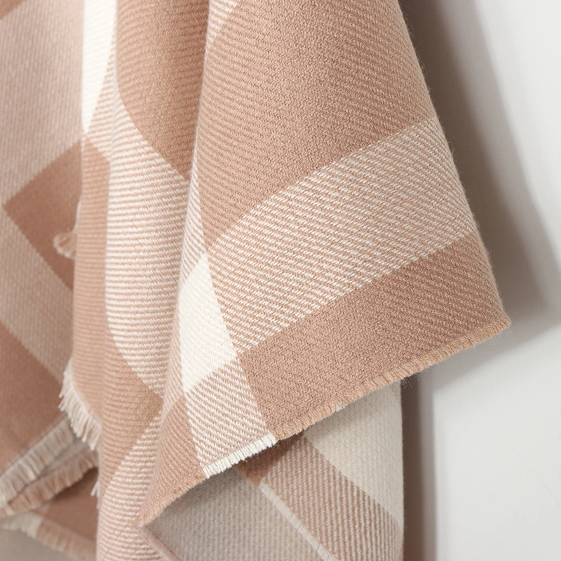 Женский кашемировый шарф модель сезона осень-зима 2021 года модный винтажный