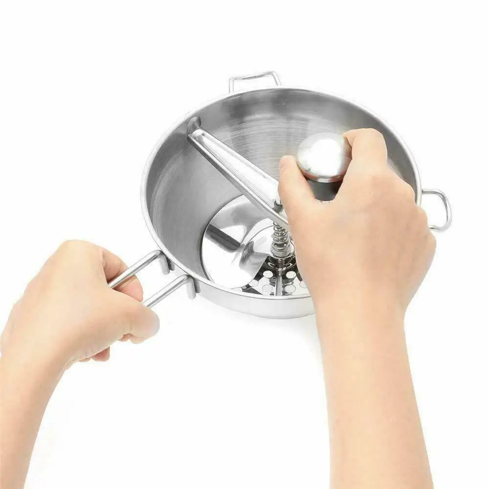Из нержавеющей стали вращающийся Еда мельница овощ Картофель фильтр с 3