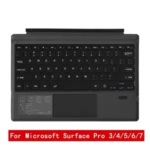 keyboard for microsoft surface pro 34567 pc wireless 3 0 tablet keyboard tablet keyboard pc laptop gaming keyboard free global shipping