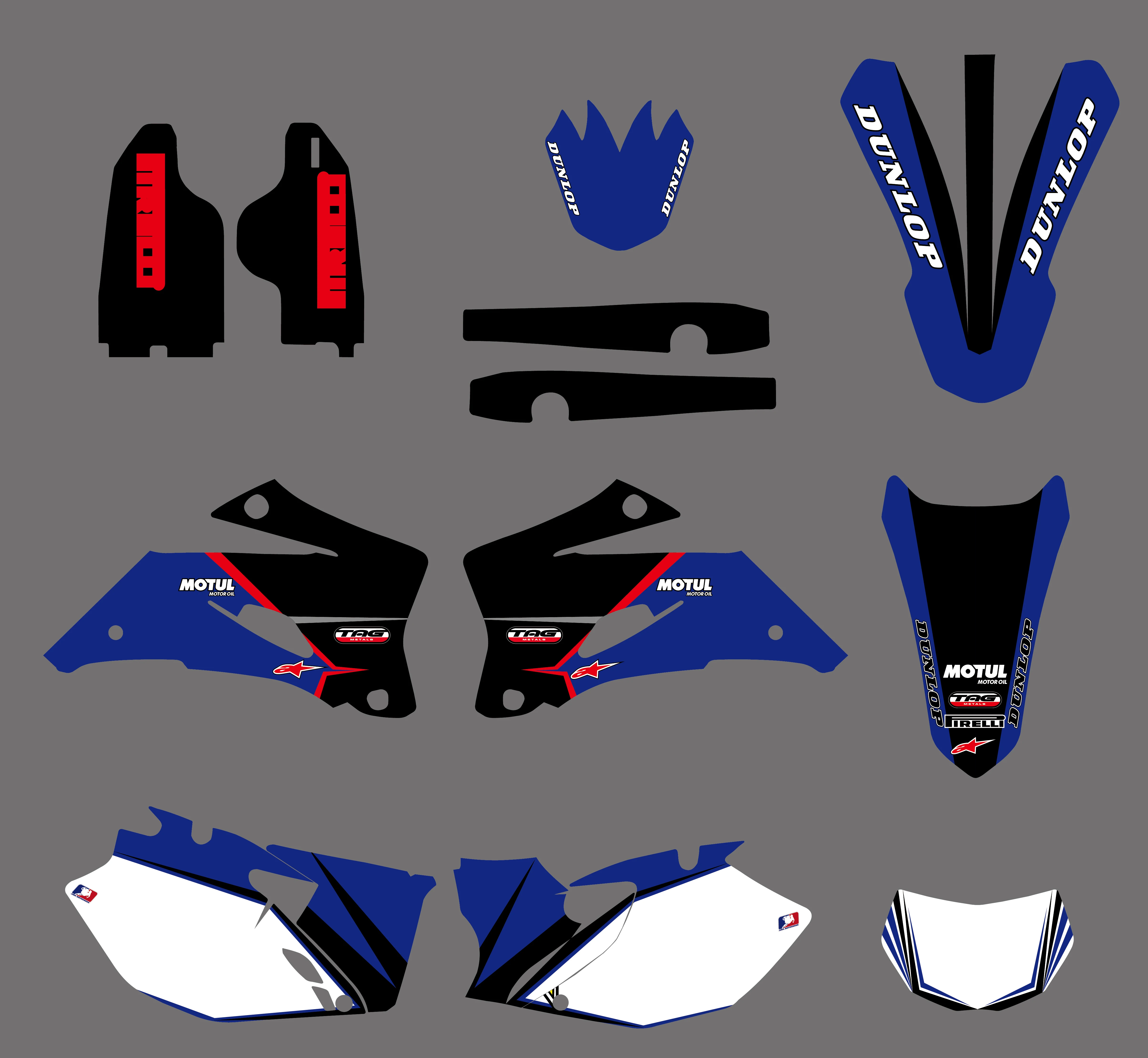 Наклейки NICECNC для фона мотоцикла набор графических наклеек Yamaha WR250F 07 13 WR450F WR 250F 450F