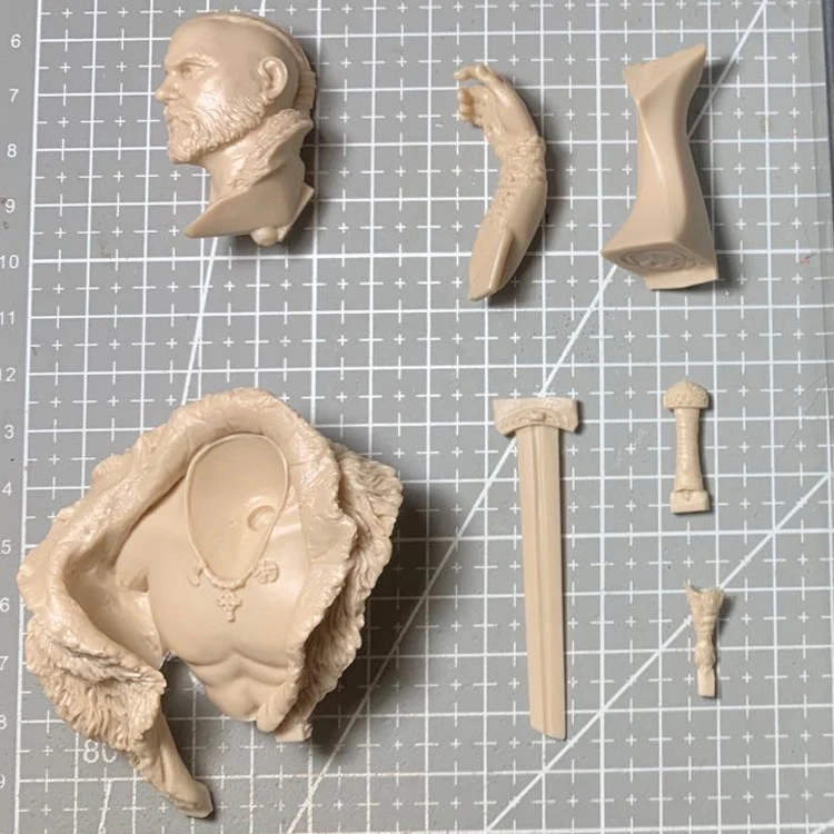 1/10 смолы модель бюст GK Викинги история фигуры разобранный и Неокрашенный