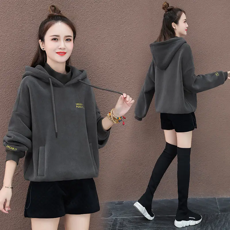 

Hoodies Women Fashion Sweater Women's Loose Long Sleeve Casual Top Hooded Jacket Hoodies Sweatshirts Tops Sudaderas