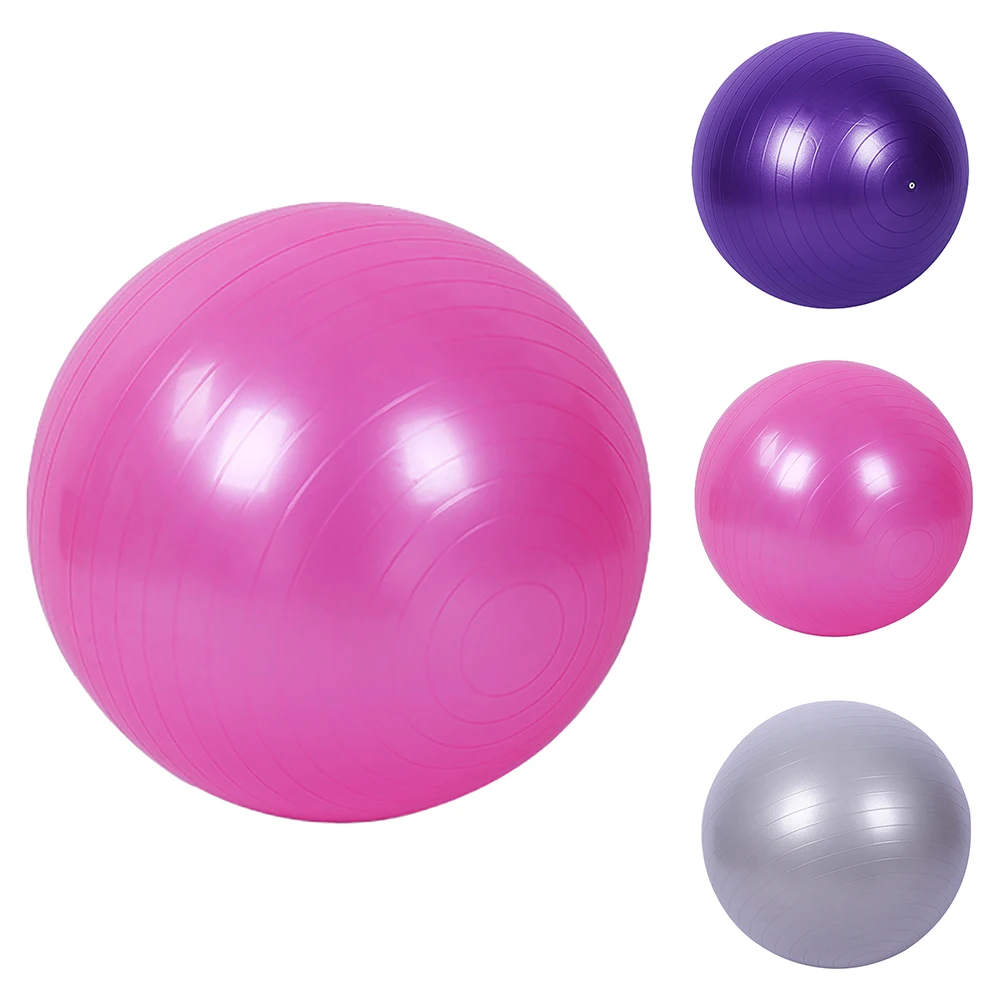 65 см йога мяч с насосом Крытый Фитнес шары Тяговая веревка оборудование для