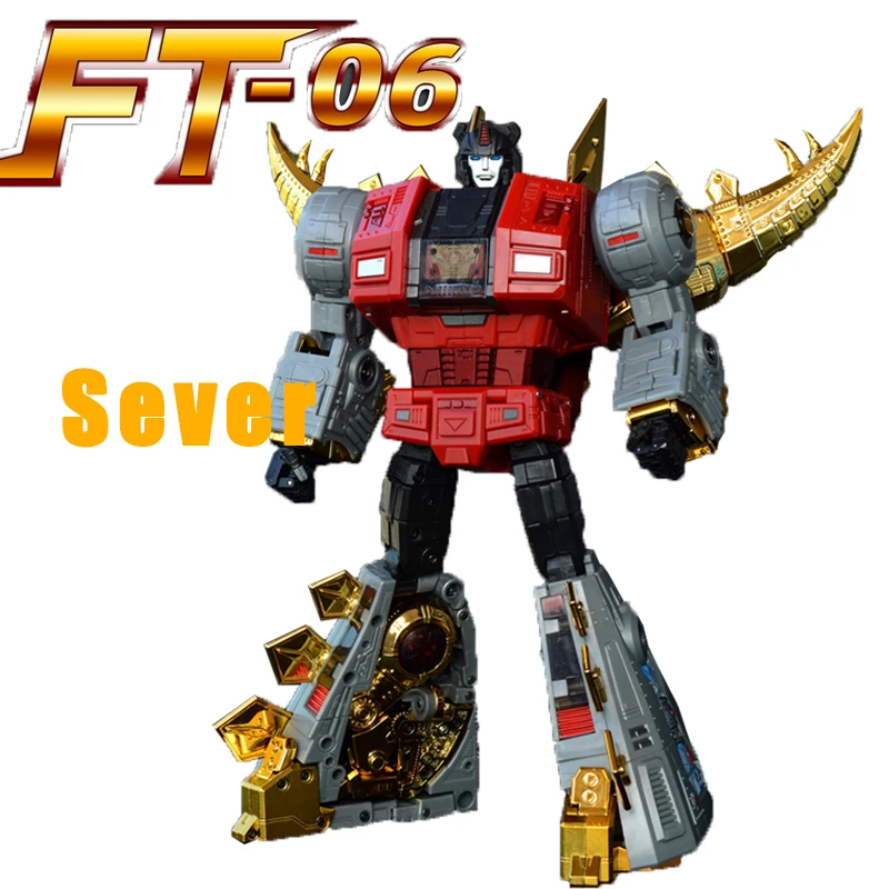 

【In Stock】FansToys Iron Dibots FT-06 Sever Action Figure Dinosaur Transformation Robot Toys Model Gift