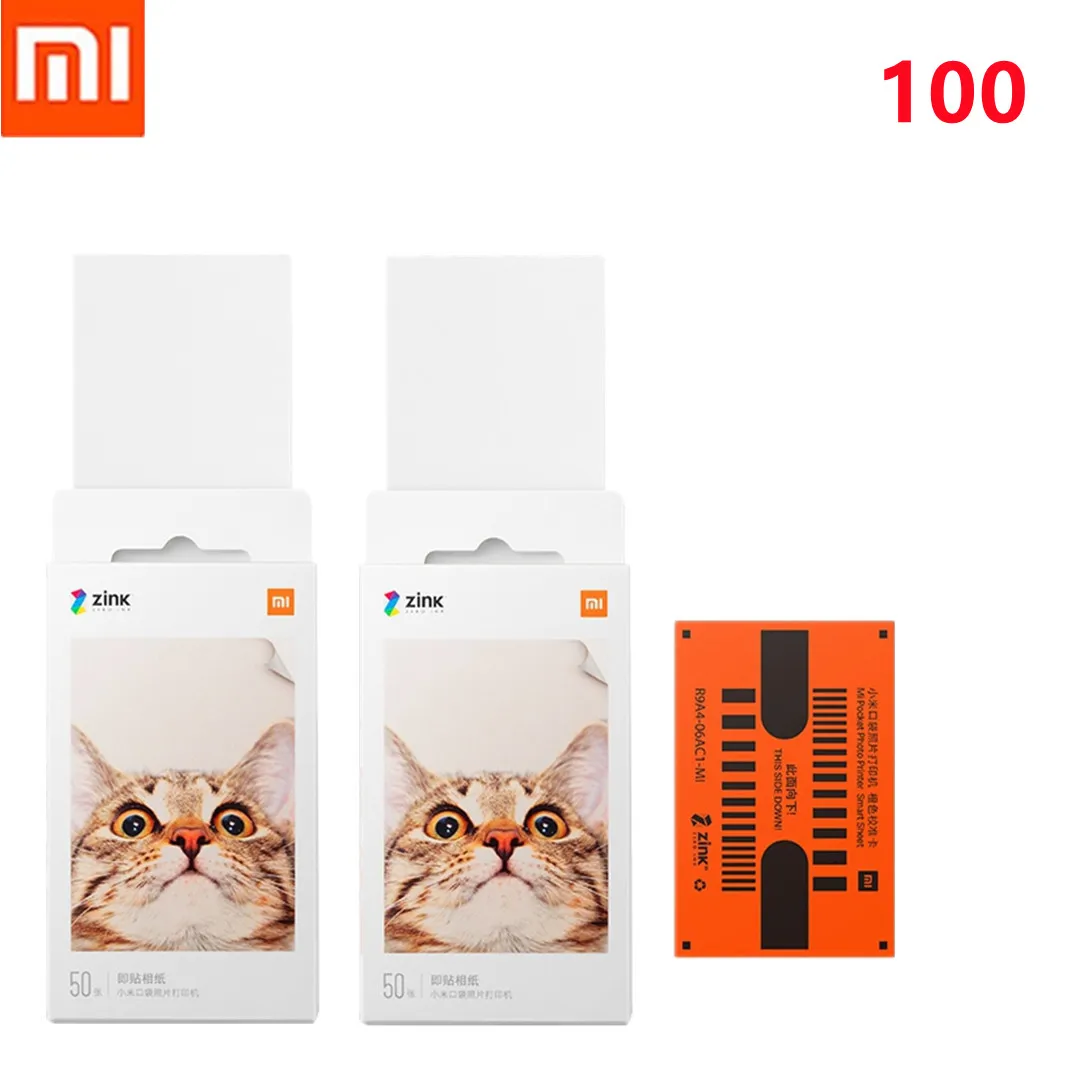 Принтер для фотобумаги xiaomi 2x3 бумага печати ZINK Карманный фотопринтер соединение