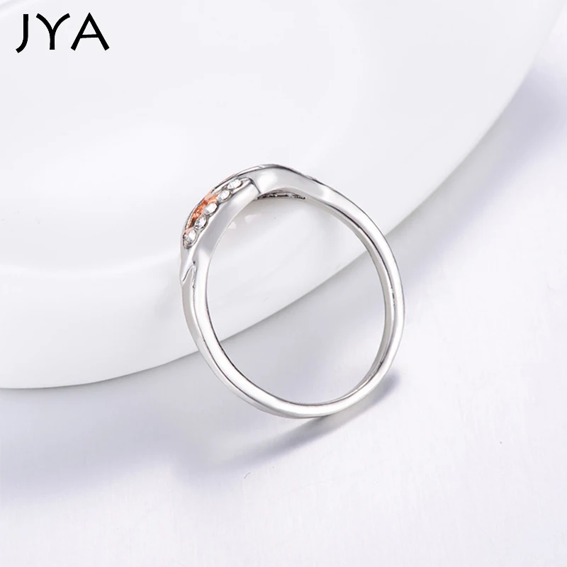 Новые Кольца для женщин подарок на день матери модные кольца с надписью Love Heart Wave