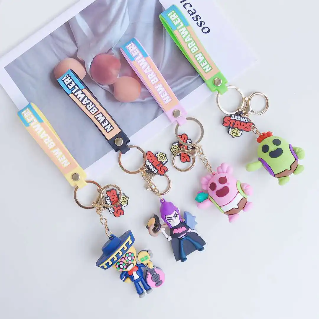 Драки звезд брелок игры аниме Рисунок ПВХ Для мужчин женщин сумка Orna t для