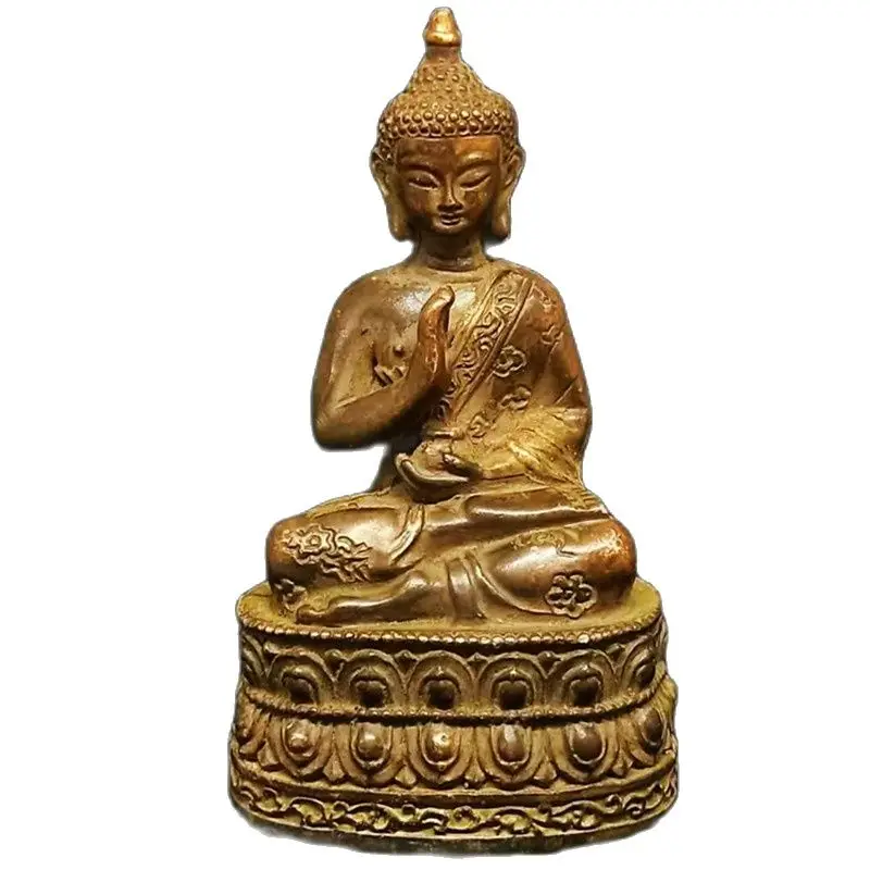 

Античная Медная маленькая гербическая фотостатуя