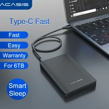AcasisType-c Mobile Hard Disk Box 2.5-inch External Hard Drive Case Universal USB3.0 SATA Protective Desktop Reading Shell