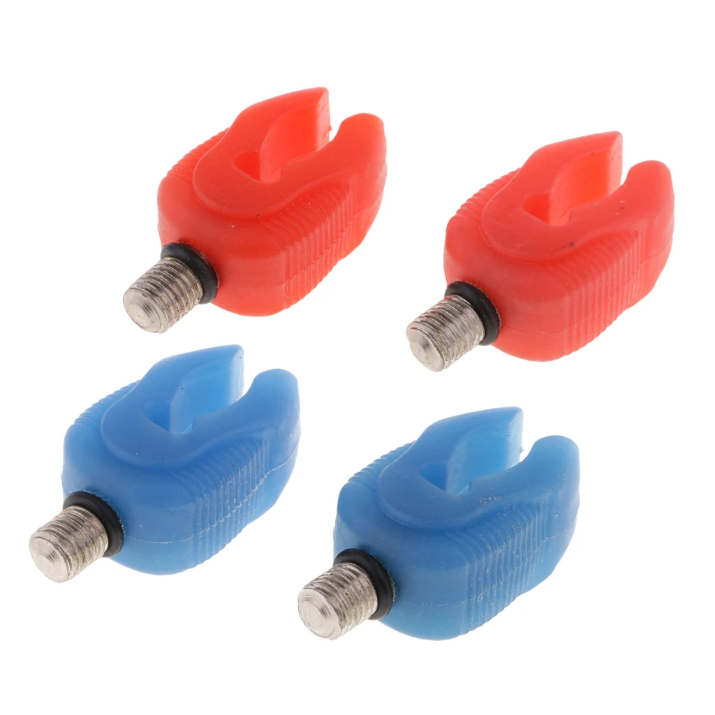 Держатель для удочки силиконовый красный/синий 2 шт.|Рыболовные снасти| |