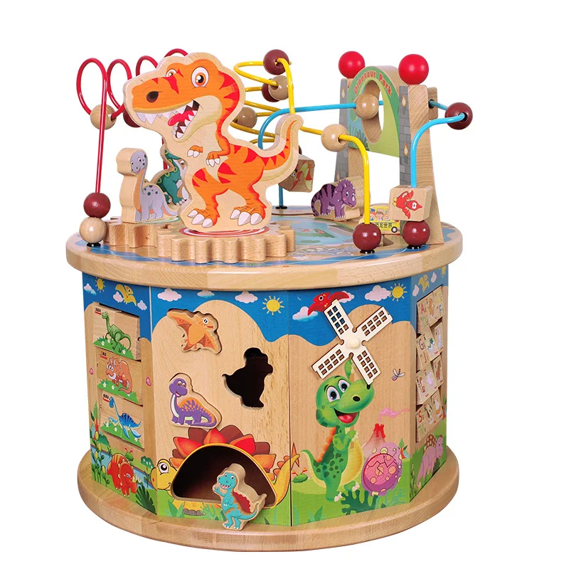 Девятислойный динозавр многофункциональная бусина Коробка С Сокровищами