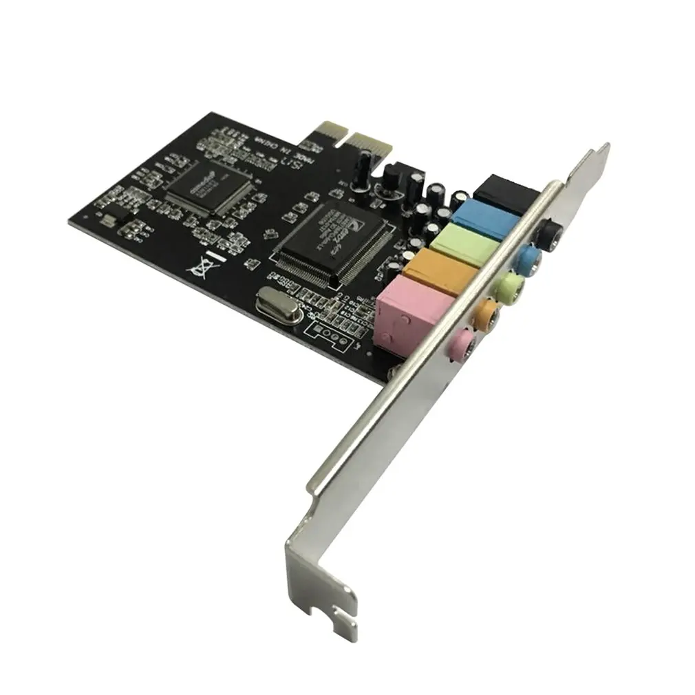 PCI-E PCI Express 6 Каналов 5 1 CMI8738 Аудио Звуковая карта ПК компьютер совместимый для Windows