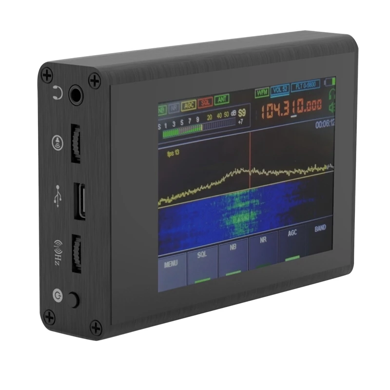 Новый 50 кГц 200 МГц Малахитовый SDR am радиоприемник Malahit DSP 3 5 дюймов Пресс Sn HAM