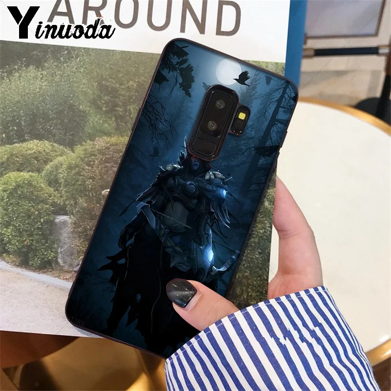 Yinuoda World of Warcraft артасов Сильвана протектор чехол для samsung S9 S9 плюс S10 S6 S6edge S10plus S7 S7edge S8 S8plus