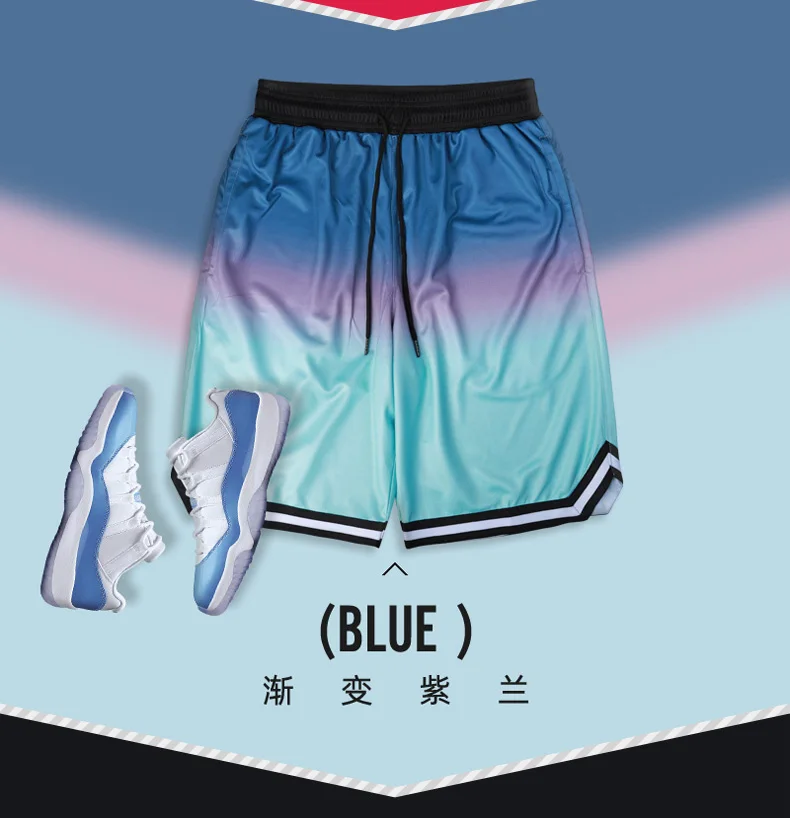 

Trendy Men Casual Shorts Summer Fashion Youthful Vitality Basketball Shorts Fitness Spodenki Damskie Beach Clothing BD50CS