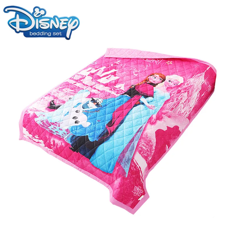 

Детское летнее Хлопковое одеяло с мультяшным принтом, пододеяльник с рисунком из мультфильма «Холодное сердце», Эльза и Анна, летнее одеяло с принтом, подарок