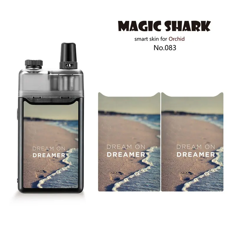 Magic Shark Fashion Dream on Dreamer английские слова водонепроницаемый ПВХ 2.5D чехол наклейка