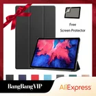 Для Lenovo Tab P11  P11 Pro Tablet Magnet Tri складной кожаный чехол с подставкой Защитная пленка для экрана