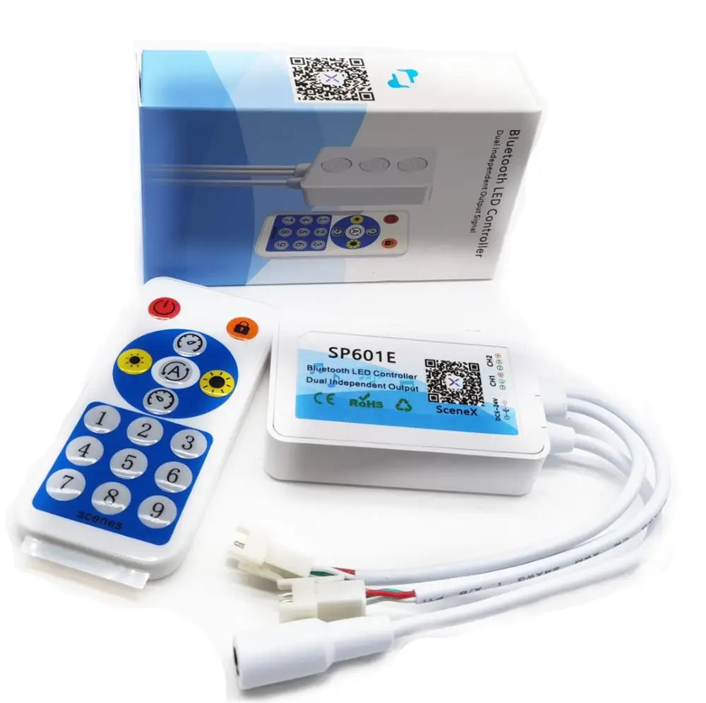 SP601E WS2812B WS2811 музыкальный контроллер встроенный микрофон двойной сигнальный