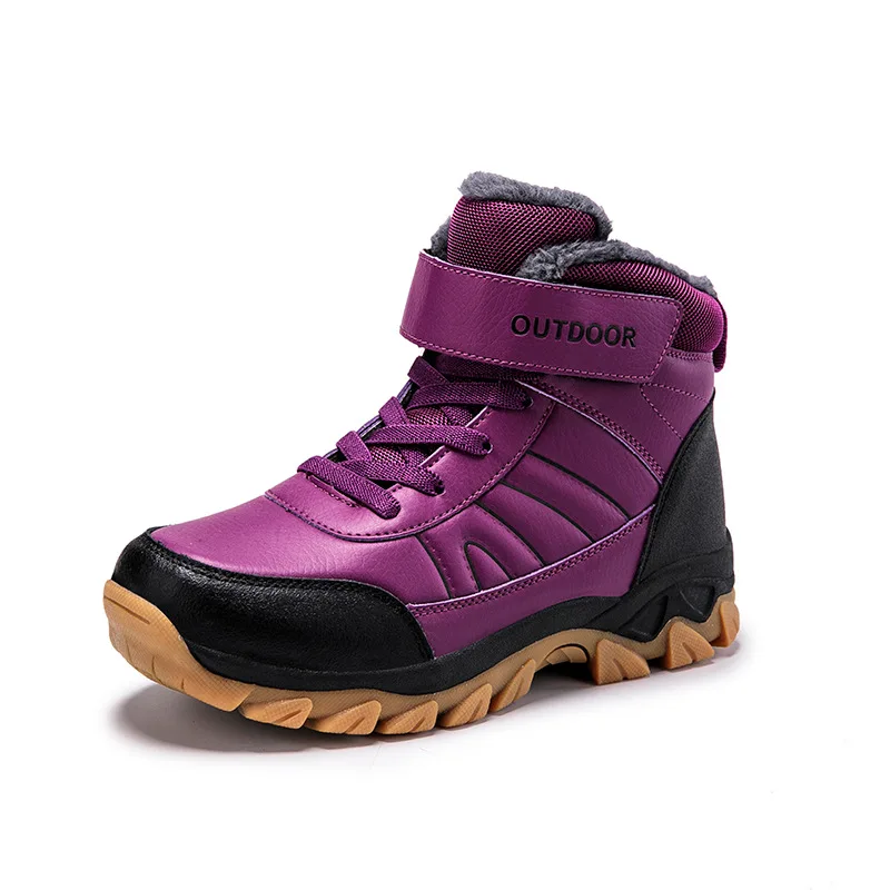 Женские кроссовки Зимние Повседневные водонепроницаемые Нескользящие флисовые